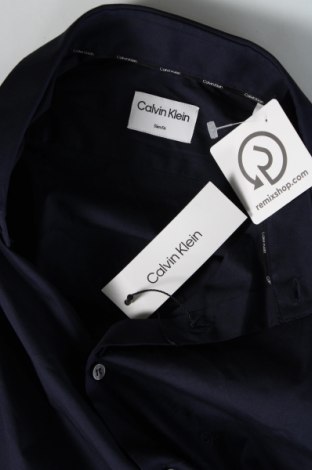 Cămașă de bărbați Calvin Klein, Mărime L, Culoare Albastru, Preț 256,58 Lei