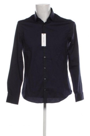 Herrenhemd Calvin Klein, Größe L, Farbe Blau, Preis 44,23 €