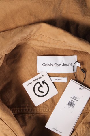 Herrenhemd Calvin Klein Jeans, Größe XXL, Farbe Beige, Preis 76,39 €