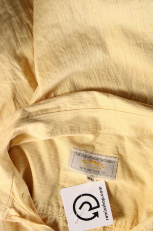 Мъжка риза Camel, Размер XL, Цвят Жълт, Цена 29,00 лв.