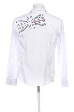 Ανδρικό πουκάμισο Camp David, Μέγεθος L, Χρώμα Λευκό, Τιμή 34,02 €