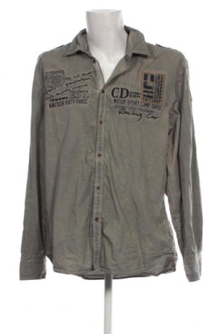 Ανδρικό πουκάμισο Camp David, Μέγεθος 3XL, Χρώμα Γκρί, Τιμή 34,02 €