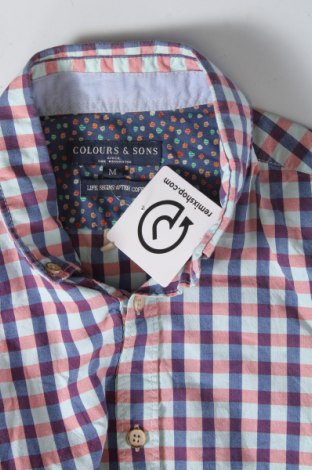 Ανδρικό πουκάμισο Colours & Sons, Μέγεθος M, Χρώμα Πολύχρωμο, Τιμή 7,36 €