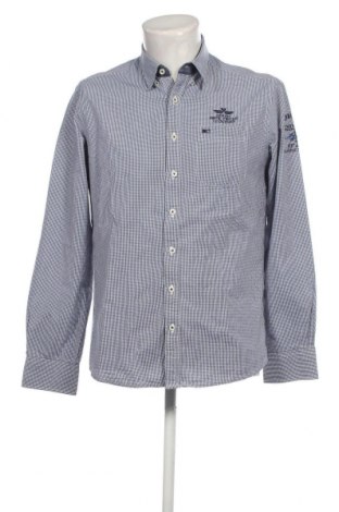 Ανδρικό πουκάμισο Commander, Μέγεθος M, Χρώμα Μπλέ, Τιμή 9,30 €