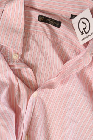 Ανδρικό πουκάμισο Corneliani, Μέγεθος L, Χρώμα Ρόζ , Τιμή 37,73 €