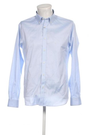 Ανδρικό πουκάμισο El Corte Ingles, Μέγεθος M, Χρώμα Μπλέ, Τιμή 15,95 €