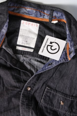 Мъжка риза Esprit, Размер M, Цвят Сив, Цена 34,00 лв.