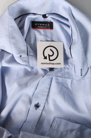 Ανδρικό πουκάμισο Eterna, Μέγεθος M, Χρώμα Μπλέ, Τιμή 15,35 €