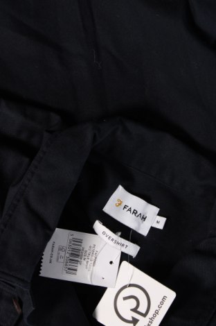 Ανδρικό πουκάμισο Farah, Μέγεθος M, Χρώμα Μπλέ, Τιμή 28,76 €