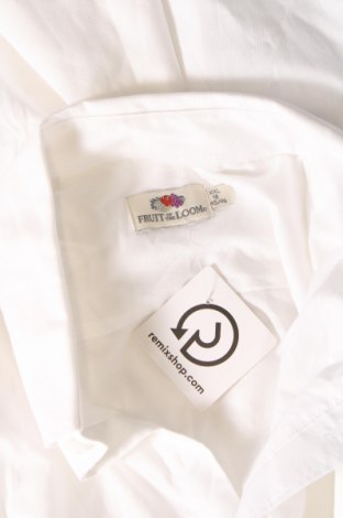 Ανδρικό πουκάμισο Fruit Of The Loom, Μέγεθος XXL, Χρώμα Λευκό, Τιμή 8,07 €