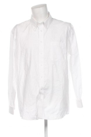 Ανδρικό πουκάμισο Fruit Of The Loom, Μέγεθος XXL, Χρώμα Λευκό, Τιμή 8,07 €