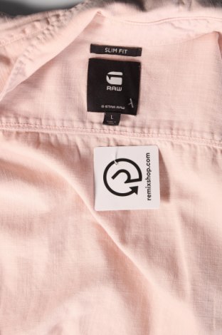 Herrenhemd G-Star Raw, Größe L, Farbe Rosa, Preis € 34,74