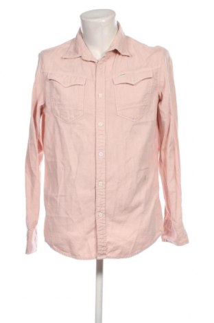Ανδρικό πουκάμισο G-Star Raw, Μέγεθος L, Χρώμα Ρόζ , Τιμή 34,74 €