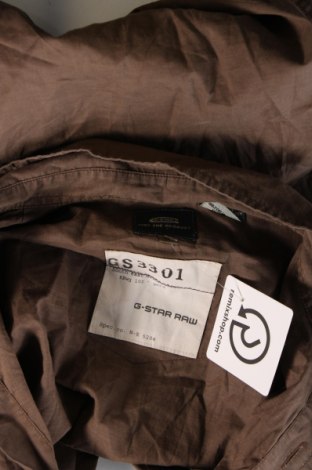 Herrenhemd G-Star Raw, Größe M, Farbe Braun, Preis 94,27 €