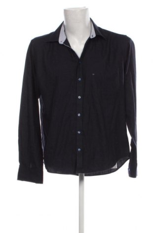 Ανδρικό πουκάμισο Gino Marcello, Μέγεθος L, Χρώμα Μπλέ, Τιμή 6,81 €