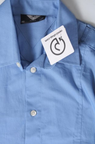 Ανδρικό πουκάμισο Gnious, Μέγεθος XS, Χρώμα Μπλέ, Τιμή 9,00 €