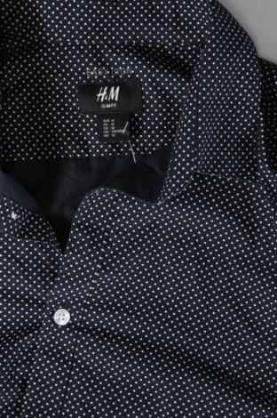 Herrenhemd H&M, Größe M, Farbe Blau, Preis 9,08 €