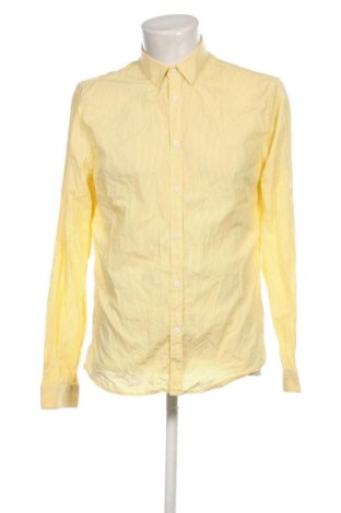 Ανδρικό πουκάμισο H&M, Μέγεθος L, Χρώμα Κίτρινο, Τιμή 16,94 €