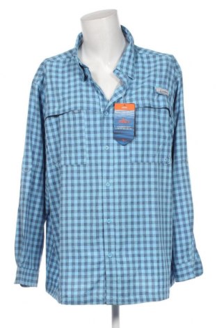 Ανδρικό πουκάμισο Habit, Μέγεθος 3XL, Χρώμα Μπλέ, Τιμή 18,25 €