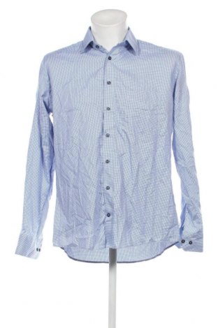 Herrenhemd Hatico, Größe L, Farbe Blau, Preis 11,10 €