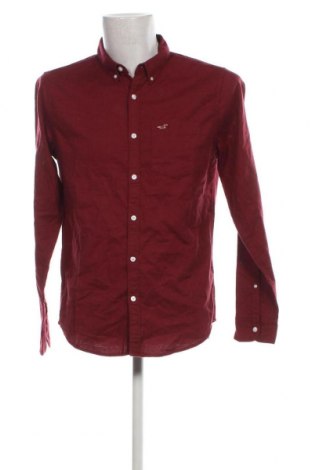 Мъжка риза Hollister, Размер M, Цвят Червен, Цена 38,50 лв.