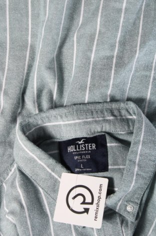 Ανδρικό πουκάμισο Hollister, Μέγεθος L, Χρώμα Πράσινο, Τιμή 10,54 €