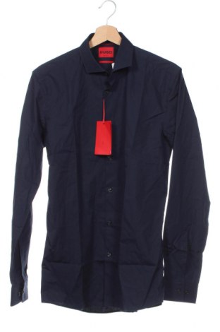 Ανδρικό πουκάμισο Hugo Boss, Μέγεθος M, Χρώμα Μπλέ, Τιμή 61,24 €