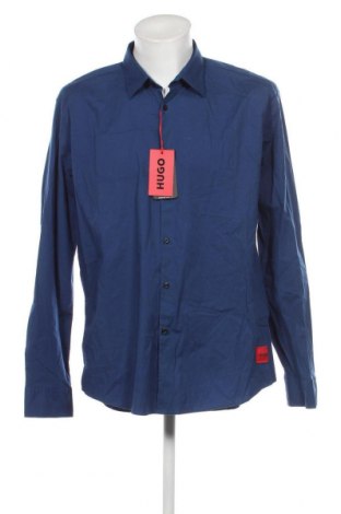 Herrenhemd Hugo Boss, Größe XXL, Farbe Blau, Preis € 111,34
