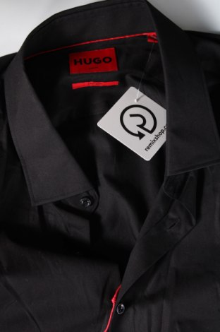 Męska koszula Hugo Boss, Rozmiar XL, Kolor Czarny, Cena 575,74 zł