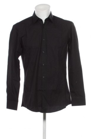 Ανδρικό πουκάμισο Hugo Boss, Μέγεθος L, Χρώμα Μαύρο, Τιμή 111,34 €