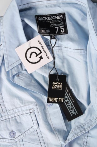 Мъжка риза Jack & Jones, Размер M, Цвят Син, Цена 34,94 лв.