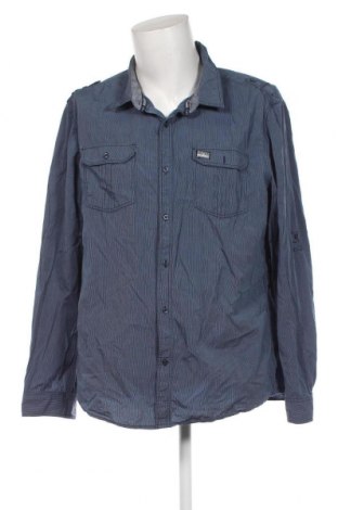 Мъжка риза Jean Pascale, Размер XXL, Цвят Син, Цена 13,05 лв.