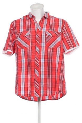 Ανδρικό πουκάμισο John Baner, Μέγεθος XL, Χρώμα Κόκκινο, Τιμή 9,33 €