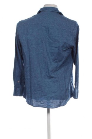 Мъжка риза John Cabot, Размер M, Цвят Син, Цена 10,15 лв.