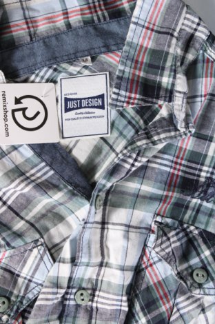 Ανδρικό πουκάμισο Just Design, Μέγεθος XXL, Χρώμα Πολύχρωμο, Τιμή 11,75 €