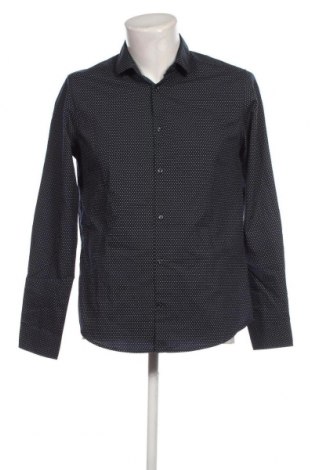 Ανδρικό πουκάμισο Kiabi, Μέγεθος M, Χρώμα Μπλέ, Τιμή 3,59 €