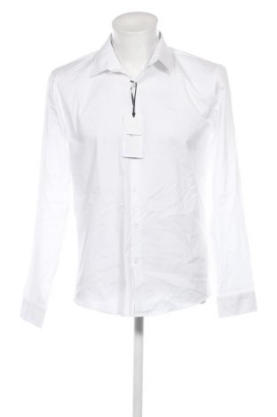 Ανδρικό πουκάμισο Lindbergh, Μέγεθος L, Χρώμα Λευκό, Τιμή 35,16 €