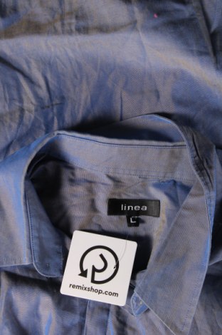 Herrenhemd Linea, Größe L, Farbe Blau, Preis 18,01 €