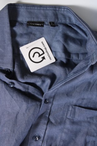 Ανδρικό πουκάμισο Livergy, Μέγεθος L, Χρώμα Μπλέ, Τιμή 8,07 €