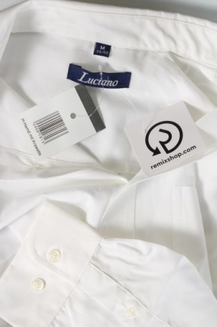 Herrenhemd Luciano, Größe M, Farbe Weiß, Preis 18,75 €