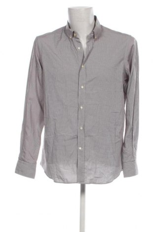 Мъжка риза Massimo Dutti, Размер XL, Цвят Сив, Цена 30,25 лв.