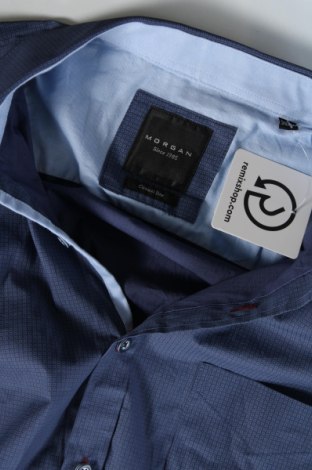 Ανδρικό πουκάμισο Morgan, Μέγεθος M, Χρώμα Μπλέ, Τιμή 7,36 €