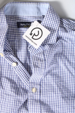Ανδρικό πουκάμισο Nautica, Μέγεθος M, Χρώμα Μπλέ, Τιμή 13,61 €