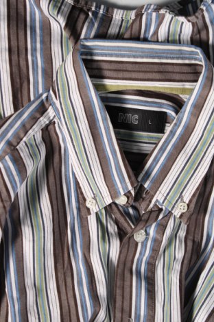 Ανδρικό πουκάμισο Nic, Μέγεθος L, Χρώμα Πολύχρωμο, Τιμή 15,29 €