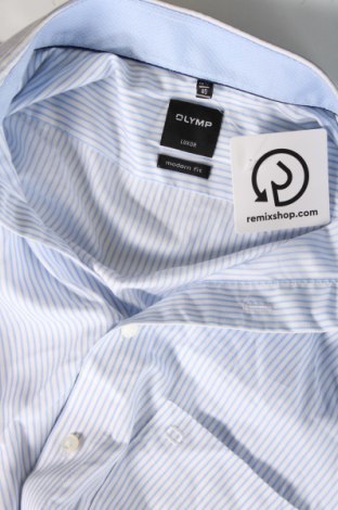 Ανδρικό πουκάμισο Olymp, Μέγεθος M, Χρώμα Μπλέ, Τιμή 13,61 €