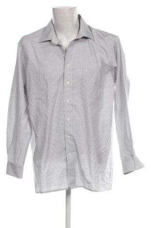 Ανδρικό πουκάμισο Olymp, Μέγεθος XXL, Χρώμα Γκρί, Τιμή 18,71 €
