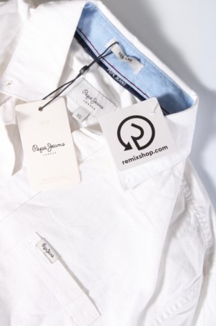 Ανδρικό πουκάμισο Pepe Jeans, Μέγεθος XS, Χρώμα Λευκό, Τιμή 31,96 €