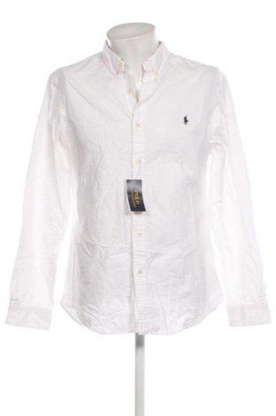 Męska koszula Polo By Ralph Lauren, Rozmiar XL, Kolor Biały, Cena 321,06 zł