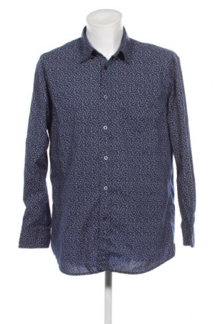Ανδρικό πουκάμισο Portonova, Μέγεθος XL, Χρώμα Μπλέ, Τιμή 7,18 €