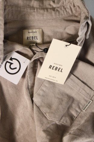 Ανδρικό πουκάμισο Rebel, Μέγεθος M, Χρώμα  Μπέζ, Τιμή 23,71 €